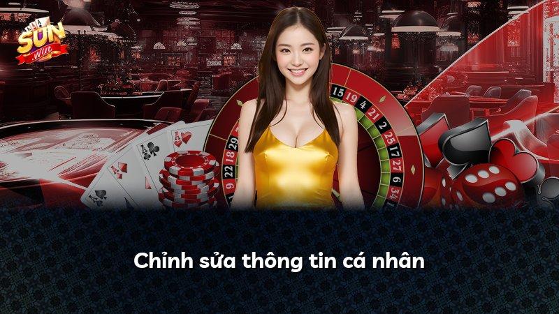 Chỉnh sửa thông tin cá nhân
