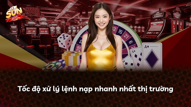 Tốc độ xử lý lệnh nạp nhanh nhất thị trường