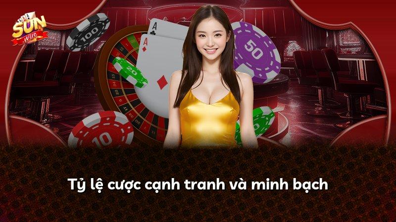 Tỷ lệ cược cạnh tranh và minh bạch